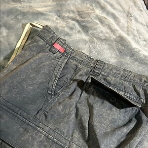 Gray men’s shorts cargo